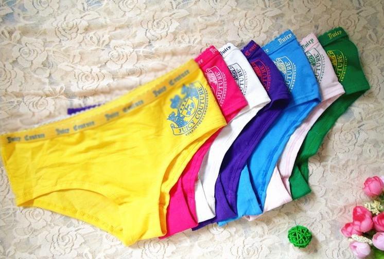 Wholesale Ladies Cotton Supersoft  Fashion 7days of the week Panties Briefs  Free Shipping