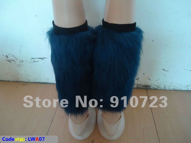 Wholesale - Length 30cm Faux Fur Leg Warmers Fashion Women Accessories Boot Foot Cover Apparel 2012 NEW STYLE Free Shipping