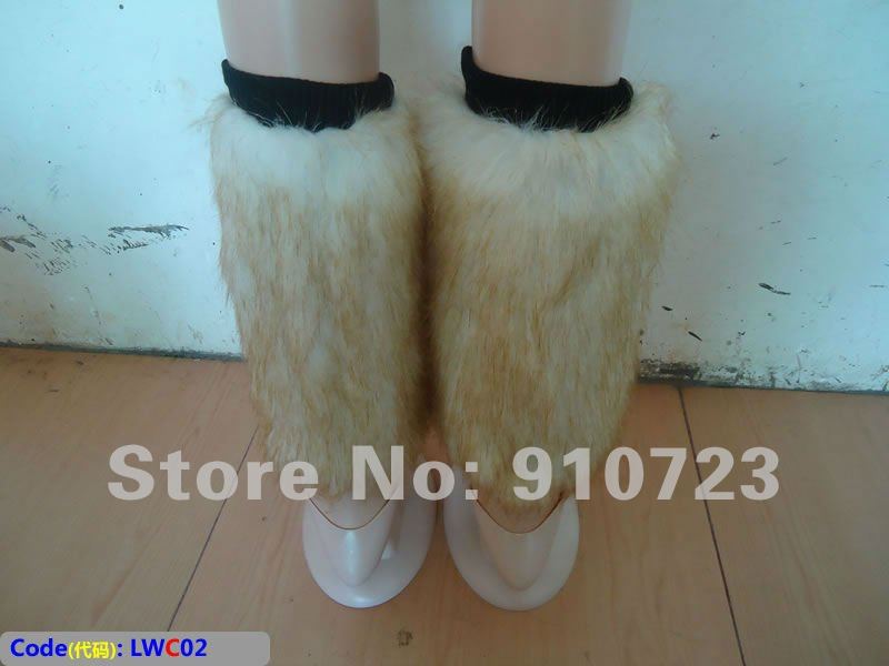 Wholesale - Length 40cm HOT Faux Fur Leg Warmers Fashion Women Accessories Boot Cover Foot Cover Apparel NEW STYLE Free Shipping