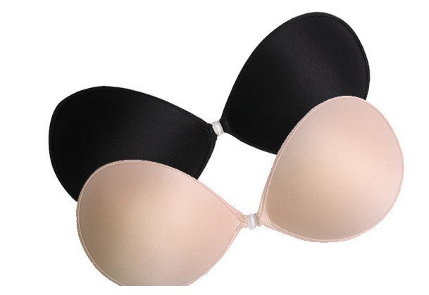 Wholesale - Lycra Invisible Self-Adhesive Strapless Breast Bra 2 colors  free shipping FEXDE