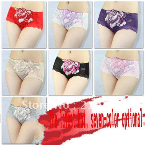 Wholesale New Ladies Sexy Lace Hipster Panty Panties3106 L Code (10p/lot ) - Free Shipping