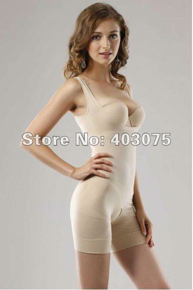 wholesale--one-piece shapers,ladie's body lift shaper,gen bamboo charcoal slimming suits Pants slimming underwear 100Pcs/Lot