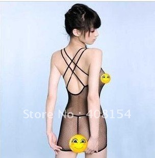 Wholesale Or Retail Free Shipping 1Pcs/Lot Sexy Fishnet Romper Black Bodystocking Lady's Bodysuit 828