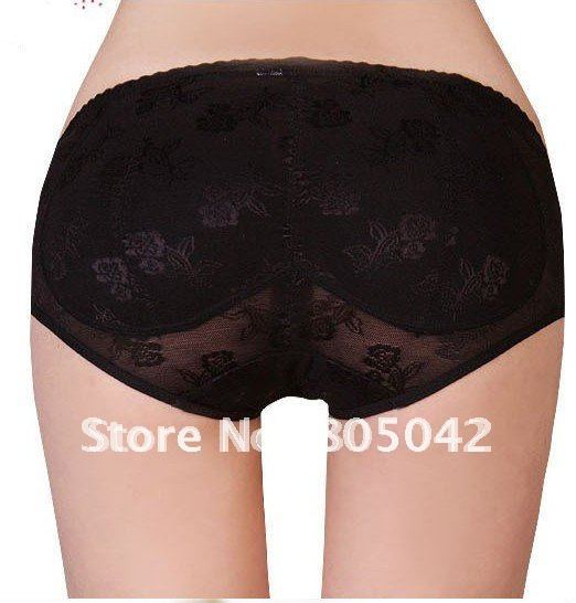 wholesale--padded underwear Butt enhancer hold up your hip padded panty black beige color 20pcs/lot+free shipping