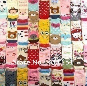 Wholesale Price New Lovely Fashion Cartoon Socks Ship Sox Socks Stockings