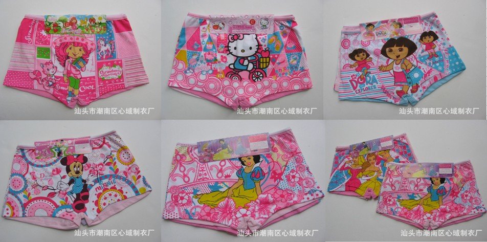 Wholesale quality children underwear,kids underwear for girl,girl's underwear,children clothing,children's underwear,boxer short