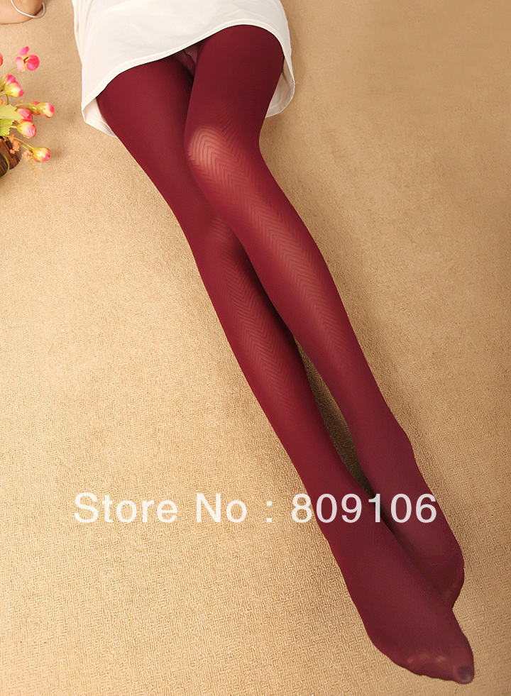 wholesale/retail, 2800 autumn and winter spring velvet pantyhose female chevron wave basic pantyhose ,free shipping