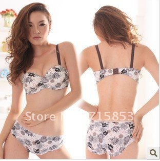 Wholesale/retail Sexy front button women's bra set, underwear, push up brassiere set, A8508