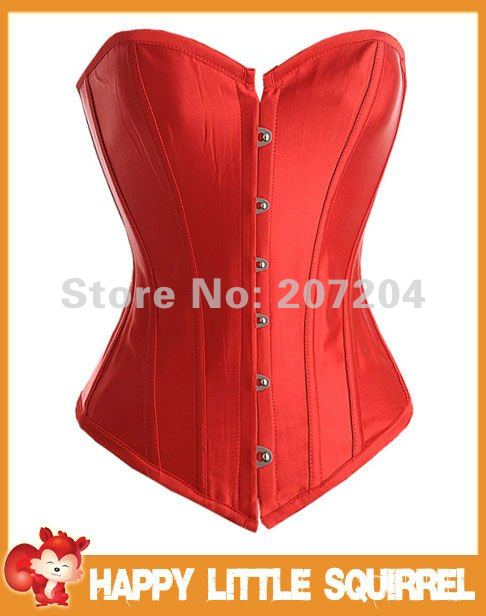 wholesale Sexy red women ladies corsets bustier slim shaper underwear wholesale +G-strings push up retail