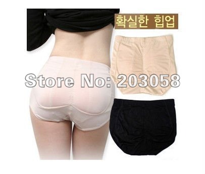 wholesale--Silicone Buttock pads panty Silicon push up gas raises pants women buttocks pad underwear sexy underpants 20pcs/lot