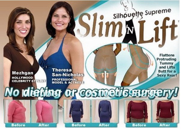 Wholesale-Slim n lift Underwear Full Body Shaper with Strap 20pcs/lot+free shipping