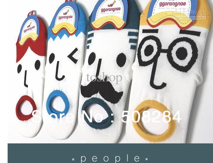 Wholesale - socks manufacturers Korea lovely creative face socks couple cotton women cartoonmen socks