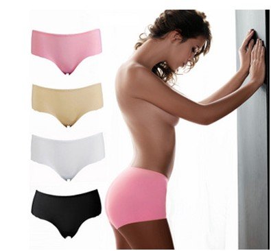 Wholesale,Solid color Sexy Without trace  Ladies panties underpants,50pcs/lot,free shipping by EMS.