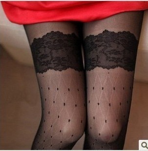 Wholesale T277 stockings lace socks princess white stockings pantyhose socks Free Shipping!