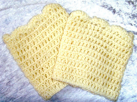 wholesale women Crochet Leg warmers boot Cuffs Boot toppers, ivory, boot socks, new year sale, 3pair/lot