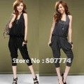 wholesale women Empire halter jumpersuit top+pants three color  jumper backless sexy overall casual romper  mix order