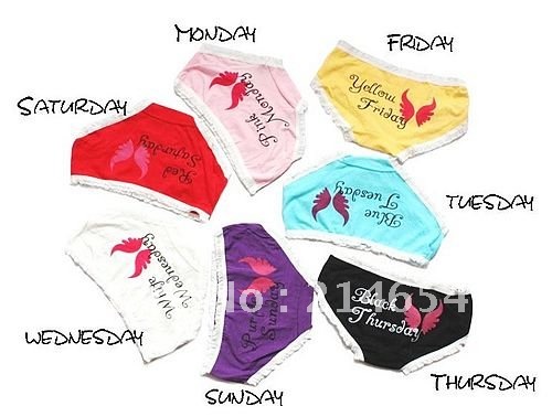 Wholesales (7 pieces/lot) high quality cotton panties for lady free shipping