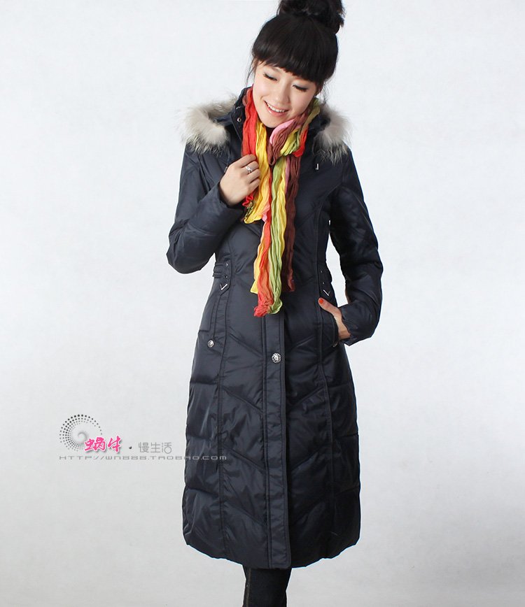 winter 2012 new clothes coat quilted jacket and cap women in South Korea's winter coat and extended quilted jacket