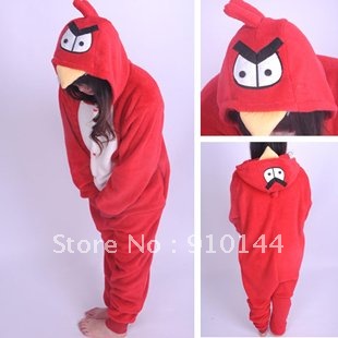 Winter Animal Pajamas Bird Thick Adult Pyjamas Kigurumi Cosplay Costume Footed Sleepwear All in One Jumpsuit Unisex for Women