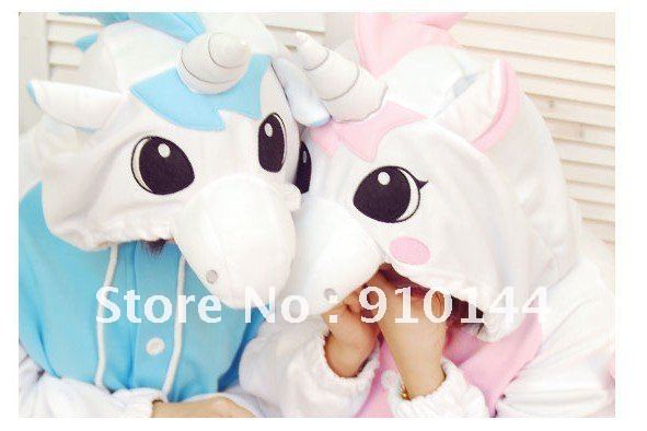 Winter Animal Pajamas Unicorn Kigurumi Pyjamas Cosplay Costume Fancy Dress Footed Sleepwear All in One Jumpsuit for Women Men