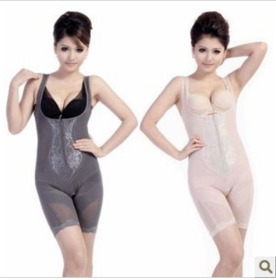 Winter bamboo abdomen slender waist legs drawing one piece shaper beauty care clothing slimming clothes