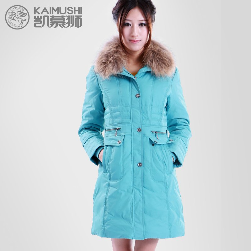 Winter down coat quinquagenarian female medium-long kb1252