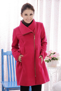 Winter maternity clothing maternity outerwear maternity trench double faced kuruksetra outerwear wool coat 11823