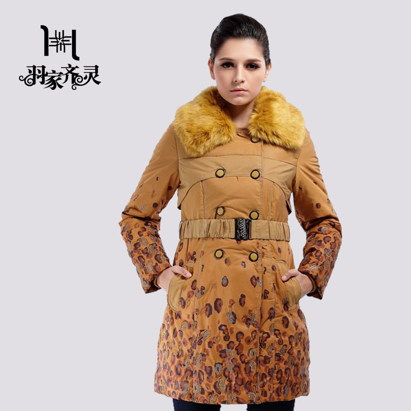 Winter new arrival fashion medium-long quinquagenarian fur collar down coat female 30 - 50