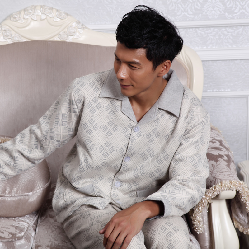 Winter new arrival male long-sleeve entresol cotton set lounge sleepwear z13030