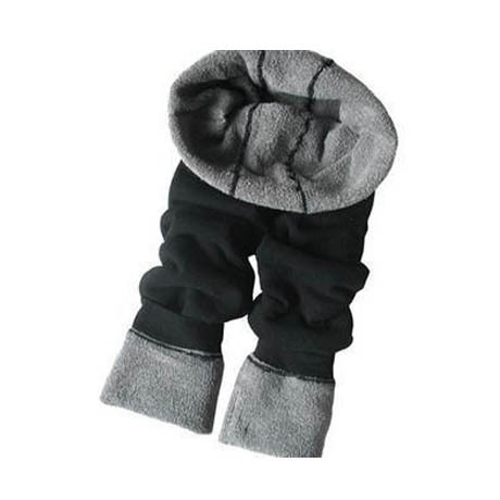 Winter warm pants bamboo charcoal fiber double layer thickening warm pants basic bamboo charcoal warm pants