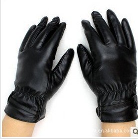 Winter warm upset man leather gloves lady's leather gloves couple gloves