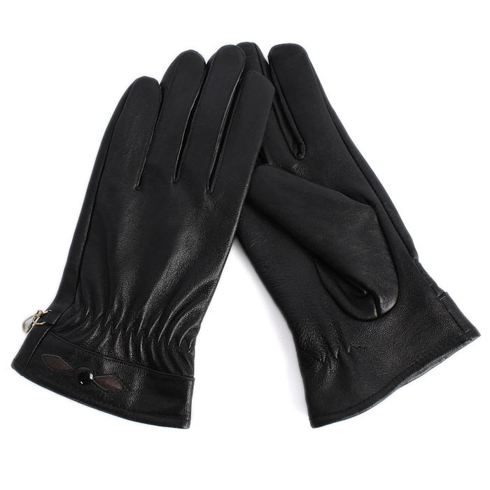 Winter women's genuine leather gloves super soft lining women's winter 1