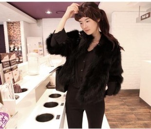 Winter women's party luxury autumn and winter fur coat