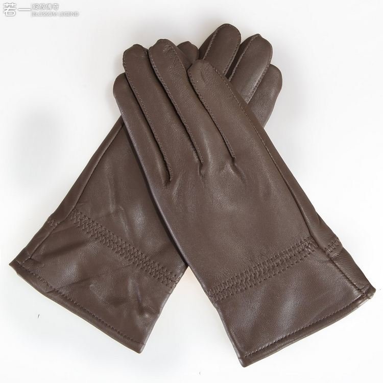 Winter women's thermal sheepskin coral fleece leather gloves sheepskin genuine leather gloves