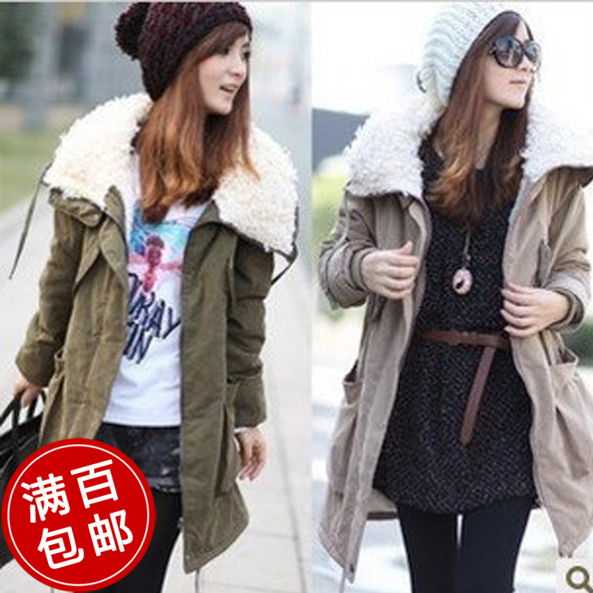 winter women's thick wadded jacket cotton-padded jacket clothing clothes cotton-padded jacket woolen outerwear