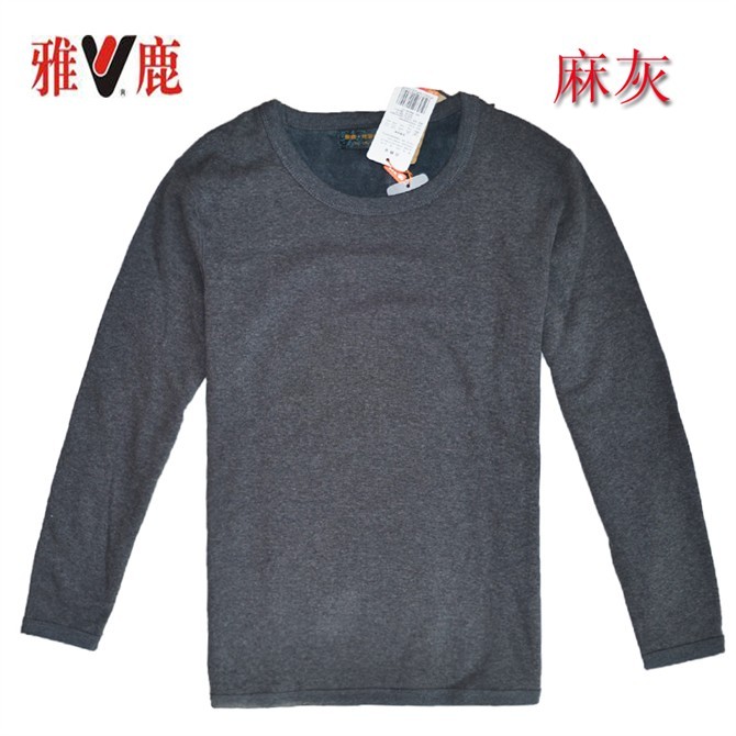 Winter YALU plus velvet thickening thermal underwear wool bamboo thermal set Men