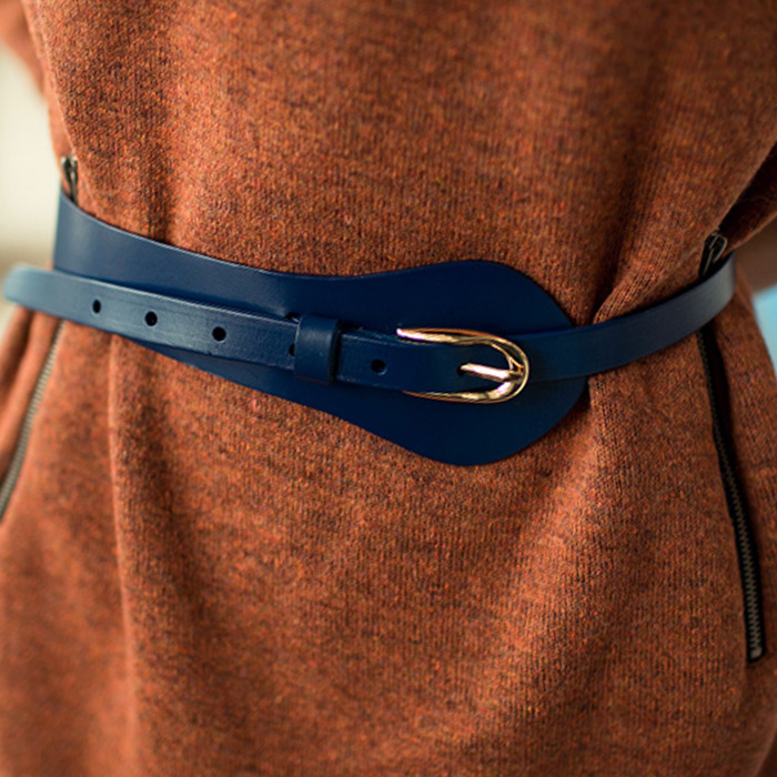 Woman clothes 2012 classic all-match high quality genuine cowhide leather belt strap female