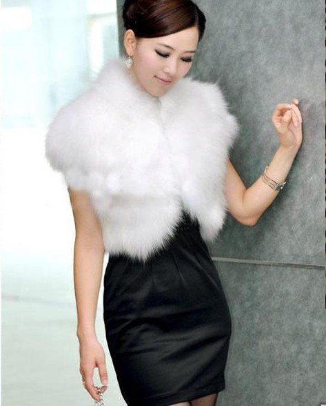 Women Apparel & Accessories Women's Clothing  Coats & Jackets  Fur & Faux Fur vest white