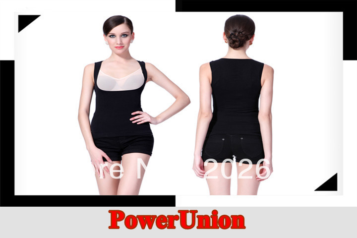 Women Body Slimming Camisole Shaper Tops Underwear shapewear Vest Breast Lift Up 200pcs Free shipping