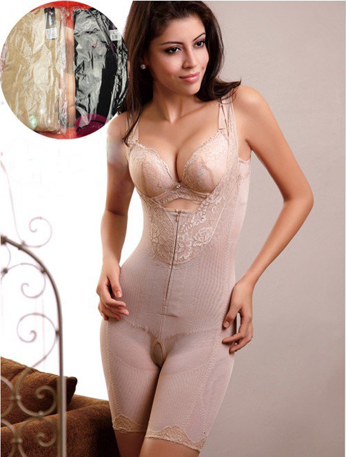 Women Corset Shaper Magic Slimming Suit,Body Building One Piece Massager Slim Lift Underwear,Free Shipping