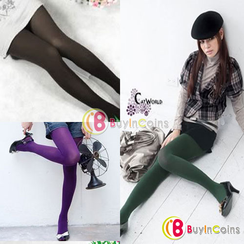 Women Fashion Style Velvet Opaque Pantyhose Color Stockings Tights 80D Leggings [9237|99|01]