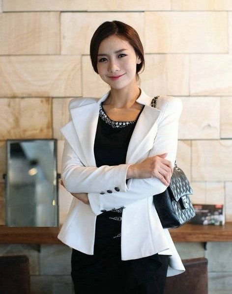 women formal jacket skirt business suit long tops women outwear ja190