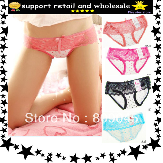 women lace cotton sexy underwear/ladies panties lingerie bikini underwear lingerie pants thong intimatewear women3521-2