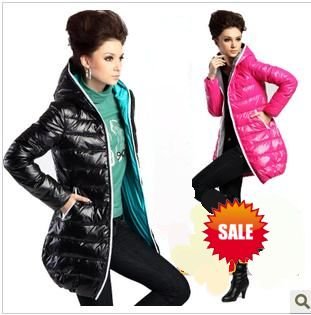 Women long down jackets,with hooded winter coats for women,free shipping