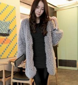 Women outerwear ladies fashion thickening plus cotton outerwear fleece