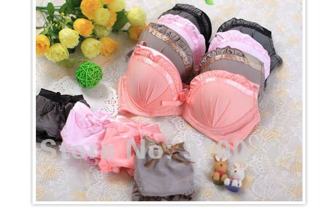 women  push up bra & brief  sets  # TZ232 / factory directly sell / free shipping