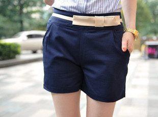 Women's 2012 summer high quality bow fashion taste tooling shorts