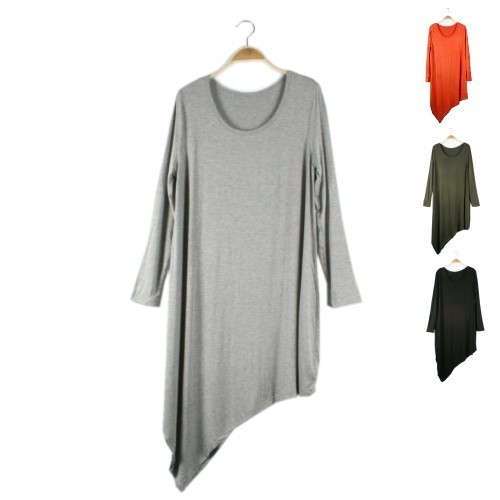 Women's 2013 new arrival sweep loose plus size irregular skirt one-piece dress long-sleeve