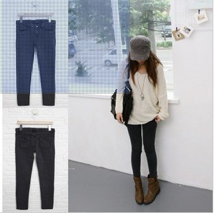 Women's autumn and winter handsome slim skinny jeans pencil pants y9023