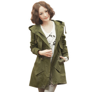 Women's autumn trench 2012 medium-long trench women outerwear fashion trench female